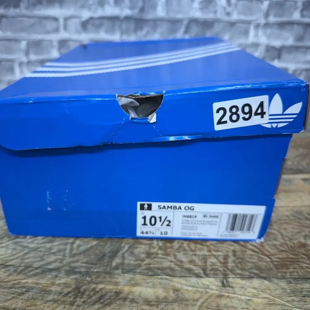 Adidas Samba OG Icey Blue Chalk White Shoes Sneaker IH6819 Mens Size 10.5 New